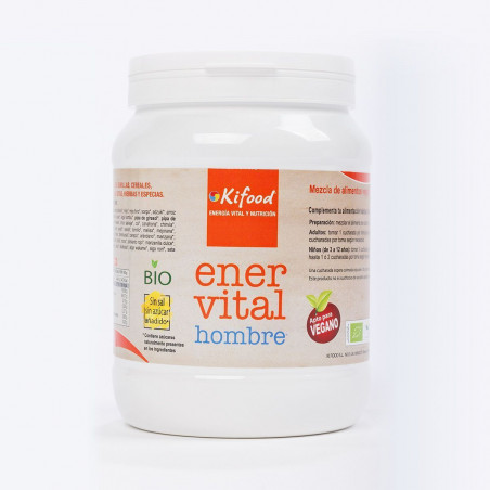 Comprar online ENERVITAL HOMBRE POLVO 1 KG KIFOOD - Farmacia Coliseum