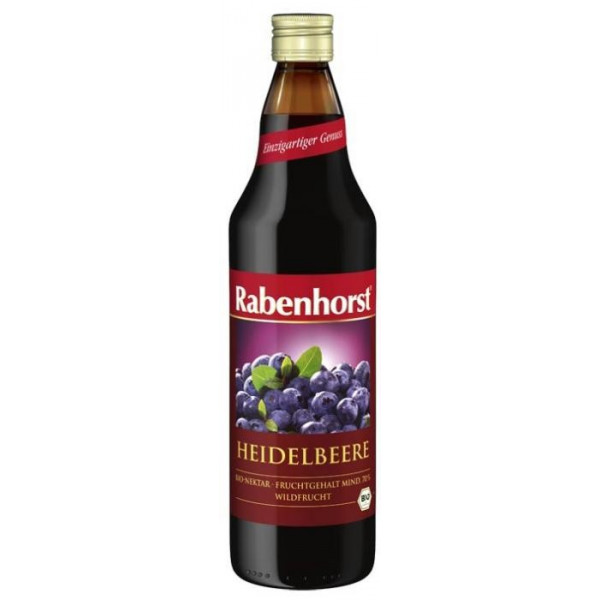 ZUMO ARANDANO AZUL (WILD BLUEBERRY) ECOLOGICO 330 CC RABENHORST
