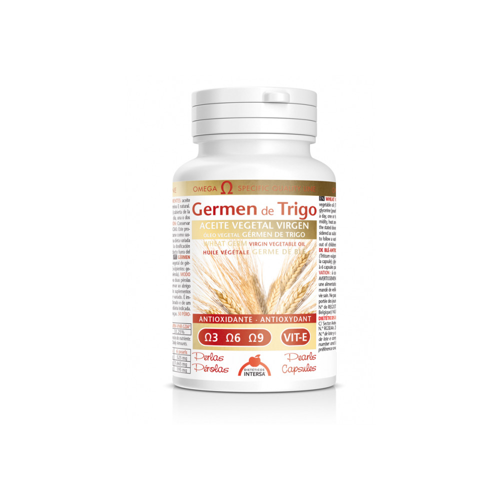 Comprar ACEITE DE GERMEN DE TRIGO 50 PERLAS INTERSA online - Farmacia Coliseum