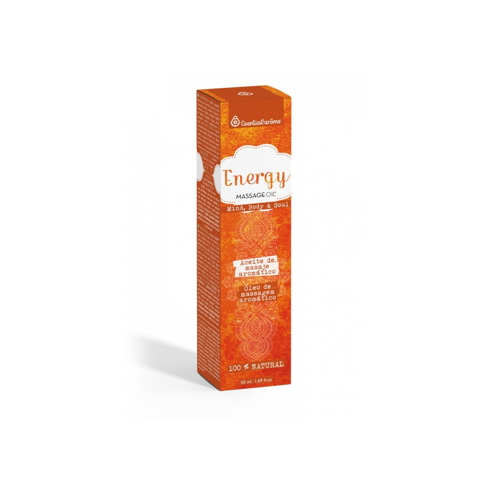 Comprar ENERGY MASSAGE OIL 50 ML ESENTIAL AROMS INTERSA - Farmacia Coliseum