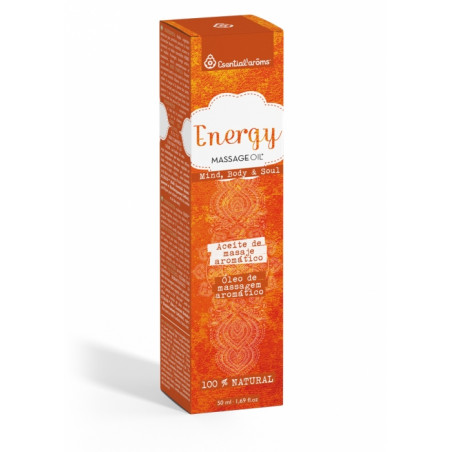 Comprar ENERGY MASSAGE OIL 50 ML ESENTIAL AROMS INTERSA - Farmacia Coliseum