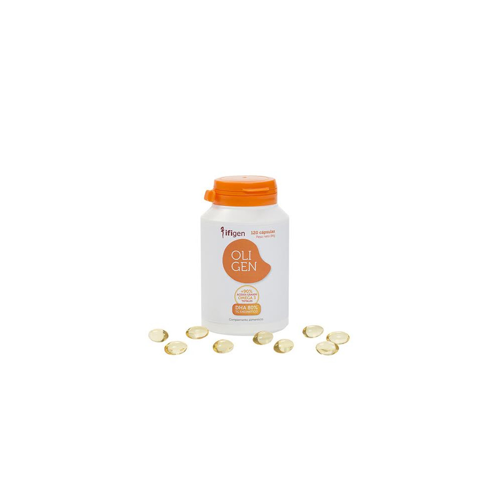 Comprar OLIGEN DHA 80% 120 PERLAS IFIGEN online - Farmacia Coliseum