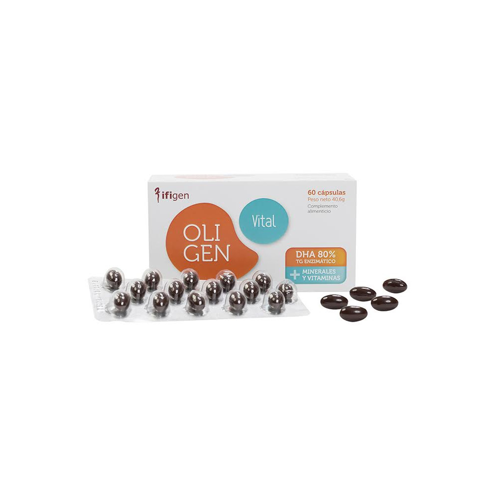 Comprar online OLIGEN VITAL 60 CAP IFIGEN - Farmacia Coliseum