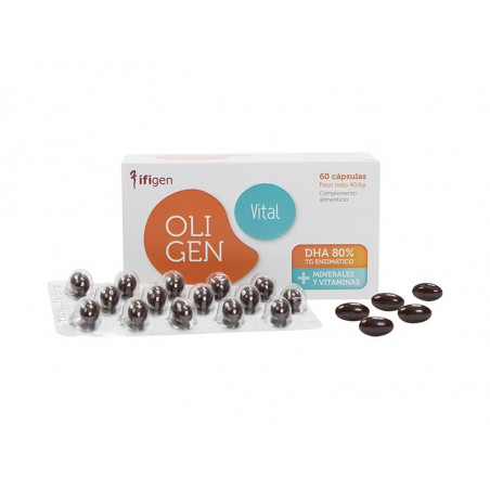 Comprar online OLIGEN VITAL 60 CAP IFIGEN - Farmacia Coliseum