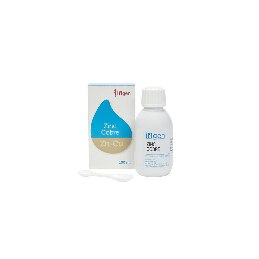 Comprar online ZINC COBRE OLIGOELEMENTO 150 CC IFIGEN - Coliseum