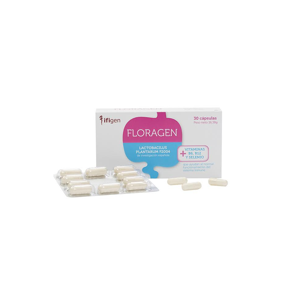 Comprar FLORAGEN  (LACTOBACILLUS PLANTARUM) 500 MG 30 CAPS IFIGEN