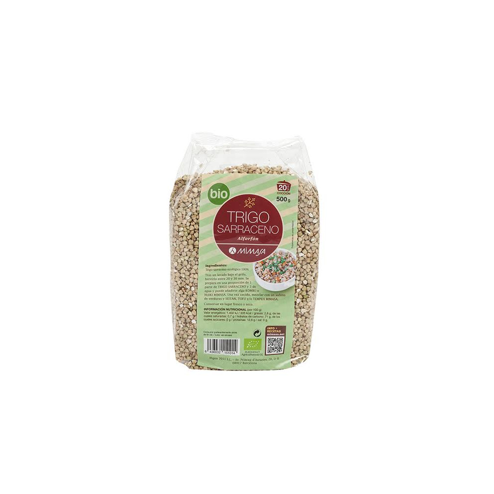 Comprar TRIGO SARRACENO BIO 500 GR MIMASA online - Farmacia Coliseum