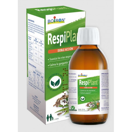 Comprar RESPIPLANT JARABE VIAS RESPIRAT Y GARGANTA BOIRON