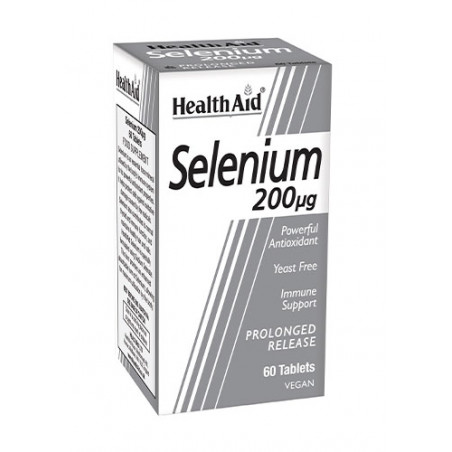 Comprar SELENIO 200 MCG 60 COMP HEALTH AID  online - Farmacia Coliseum