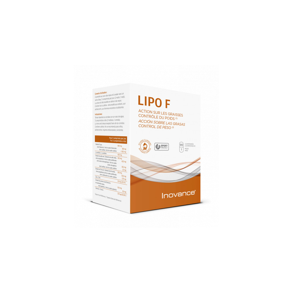 Comprar LIPO F+ 90 COMP INOVANCE online - Farmacia Coliseum