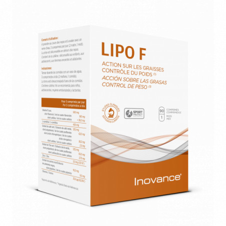 Comprar LIPO F+ 90 COMP INOVANCE online - Farmacia Coliseum
