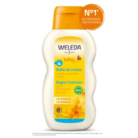 Comprar online WELEDA CALENDULA BAÑO DE CREMA BEBE 200 ML - Coliseum
