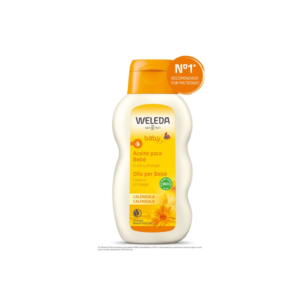 Comprar WELEDA CALENDULA ACEITE BEBE 200 ML online - Coliseum