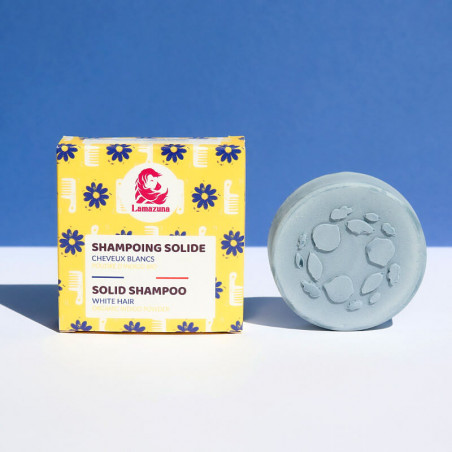 Comprar online CHAMPU SOLIDO CABELLOS BLANCOS INDIGO VEGAN LAMAZUNA