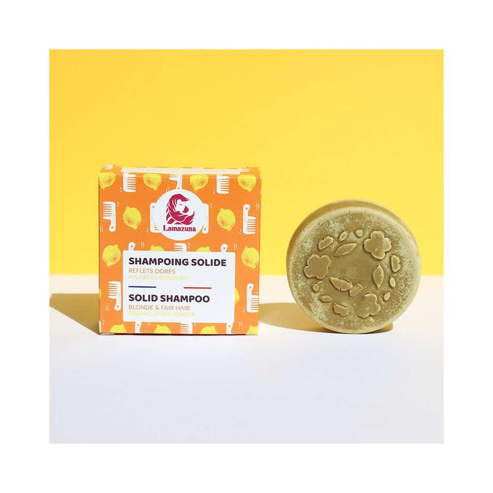 Comprar CHAMPU SOLIDO CAB RUBIOS LIMON VEGAN LAMAZUNA online - Farmacia Coliseum