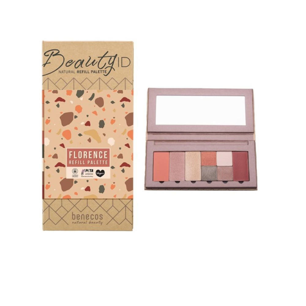 Comprar online PALETA BEAUTY ID FLORENCE 18G VEGAN  BENECOS - Farmacia Coliseum
