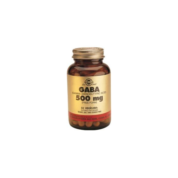 Comprar online GABA 500 MG 50 CAP SOLGAR - Farmacia Coliseum