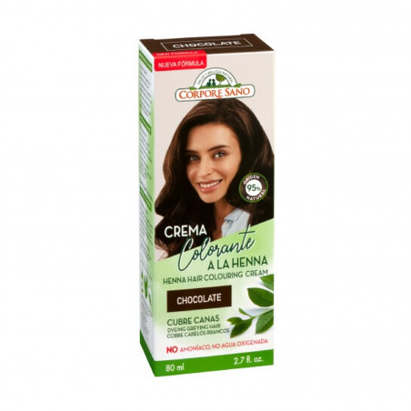 Comprar CORPORE SANO CREMA COLORANTE HENNA CHOCOLATE 60CC online