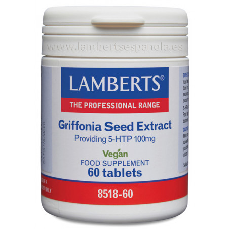 Comprar GRIFONIA 5HTP 100 MG 60 COMP LAMBERTS online - Coliseum