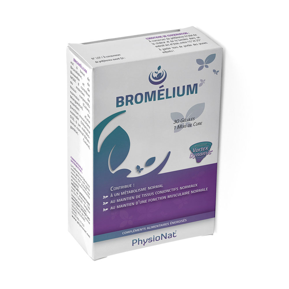 Comprar online BROMELIUM 30 CAP PHYSIONAT - Farmacia Coliseum