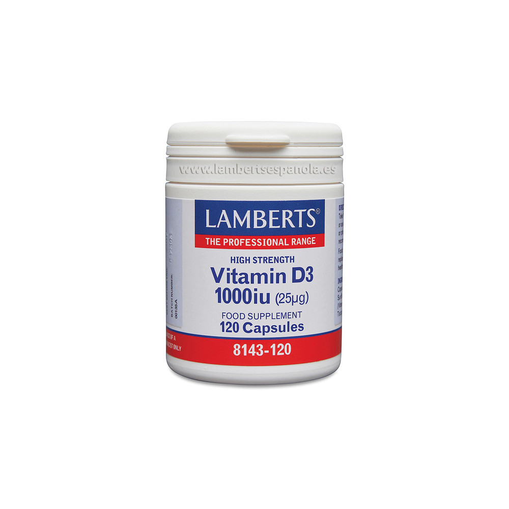 Comprar VITAMINA D 1000 UI 120 CAP LAMBERTS online - Coliseum