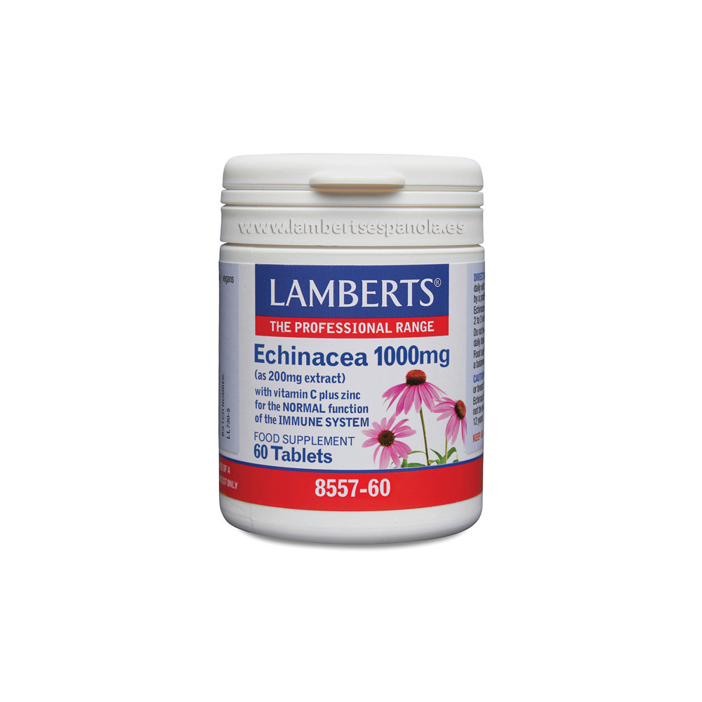 Comprar online ECHINACEA 1000 MG 60 COMP LAMBERTS - Farmacia Coliseum