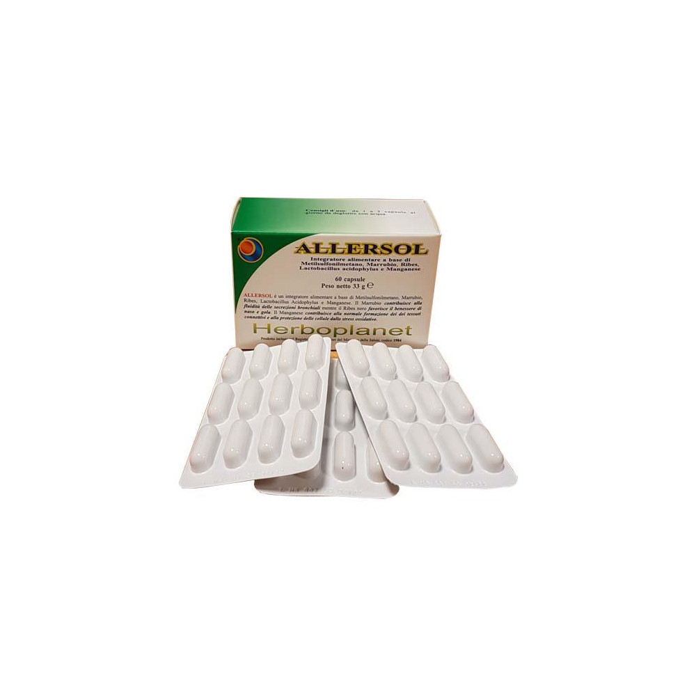 Comprar online ALLERSOL 60 CAP HERBOPLANET - Farmacia Coliseum