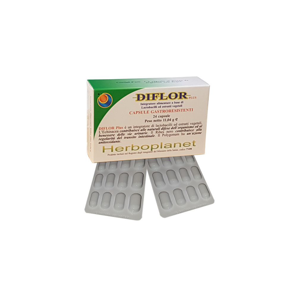 Comprar DIFLOR PLUS 24 CAP HERBOPLANET online - Farmacia Coliseum