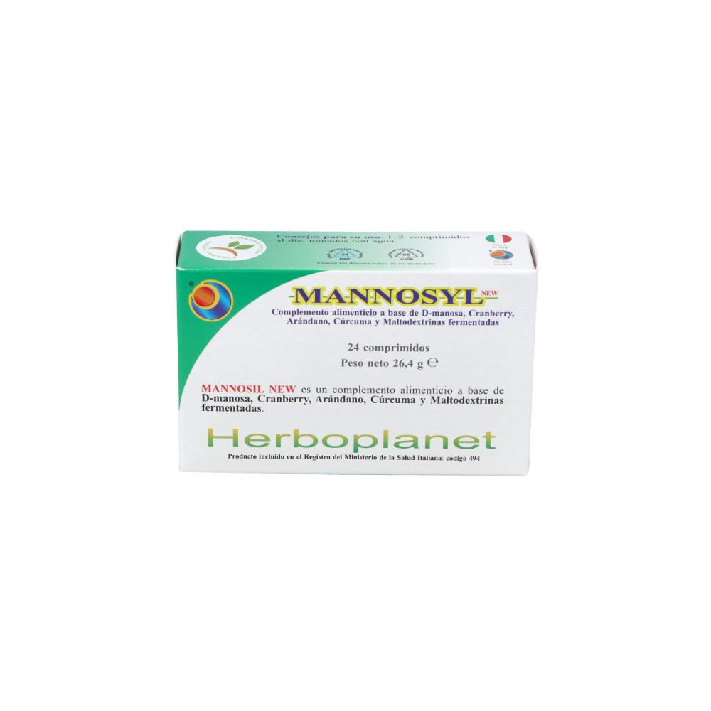 Comprar online MANNOSYL 24 COMP HERBOPLANET - Farmacia Coliseum