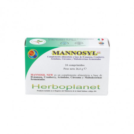 Comprar online MANNOSYL 24 COMP HERBOPLANET - Farmacia Coliseum