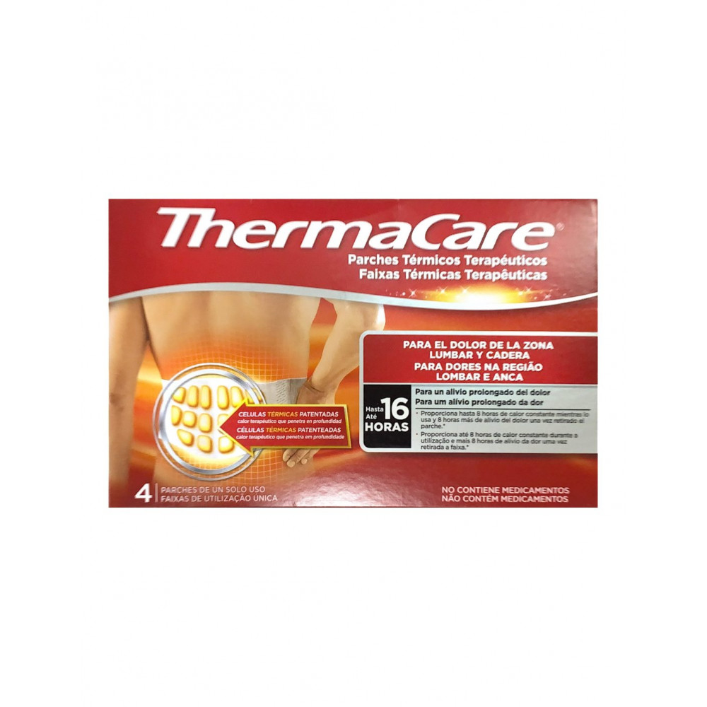 Comprar THERMACARE PARCHE ZONA LUMBAR Y CADERA 4 U  online - Coliseum