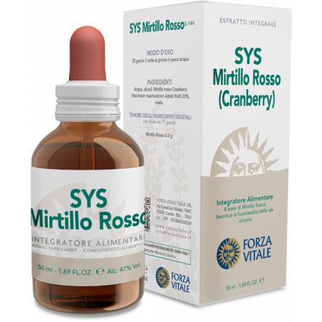 Comprar SYS MIRTILLO ROSSO 50 ML FORZA VITALE online -  Coliseum