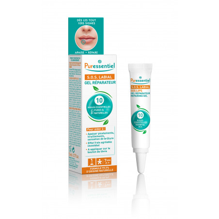 Comprar SOS LABIAL GEL REPAR 10AE 5 ML PURESSENTIEL online - Farmacia Coliseum