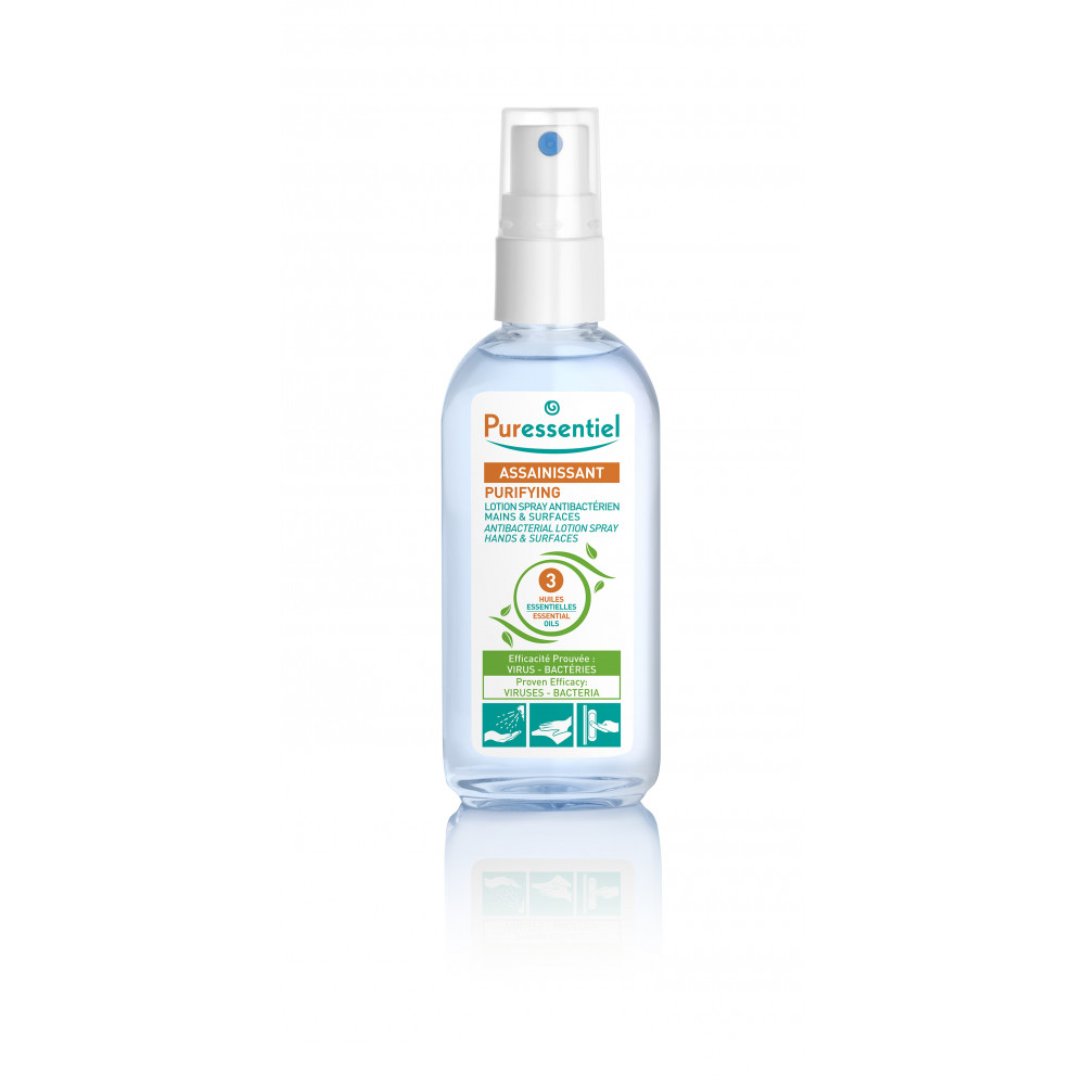 Comprar online LOCION SPRAY PURIF C/ 3 AE 80 ML PURESSENTIEL -Coliseum