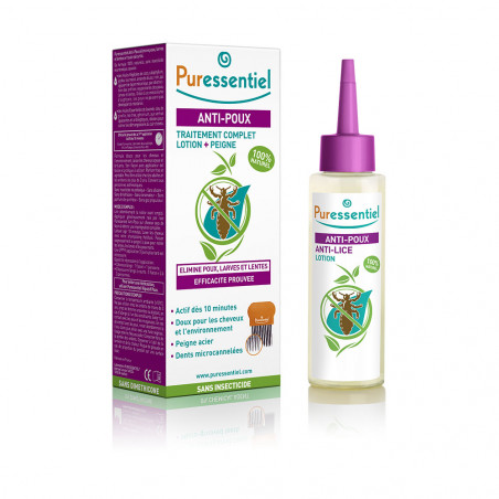 Comprar LOCION POUXDOUX ANTI PIOJOS C/ PEINE 100 ML PURESSENTIEL