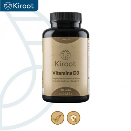 Comprar VITAMINA D3 360 PERLAS KIROOT NUTRIBIOTICA online - Coliseum