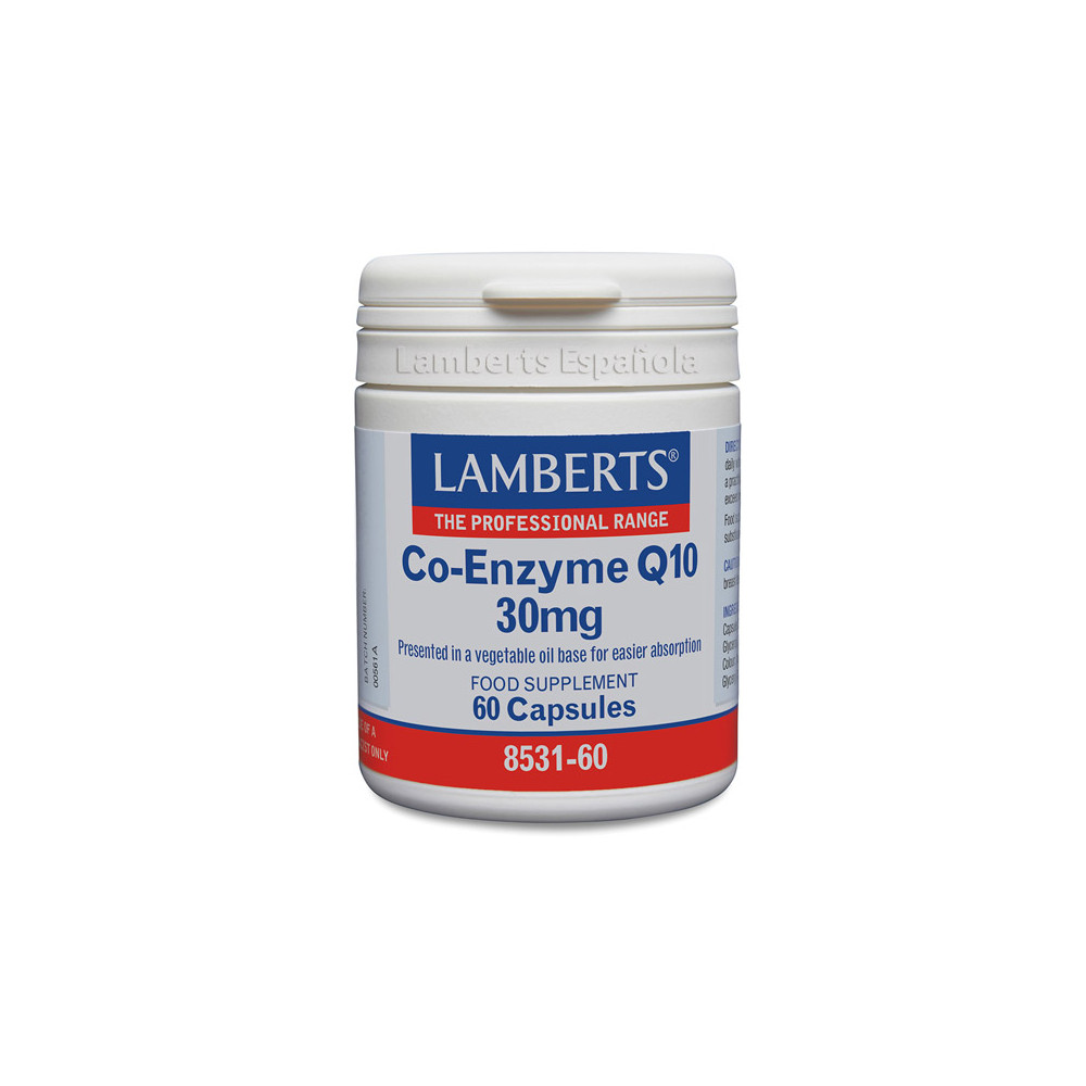 Comprar online COENZIMA Q-10 30 MG 60 CAP LAMBERTS - Coliseum