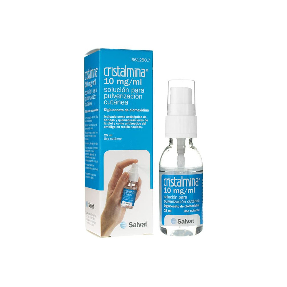 Comprar CRISTALMINA 10 MG/ML PULVERIZACION CUTANEA 25 ML Online