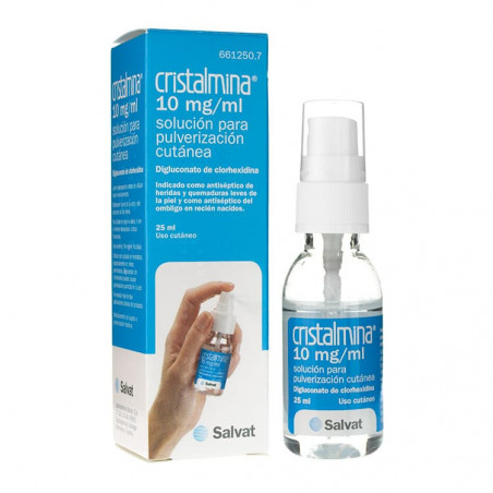 Comprar CRISTALMINA 10 MG/ML PULVERIZACION CUTANEA 25 ML Online