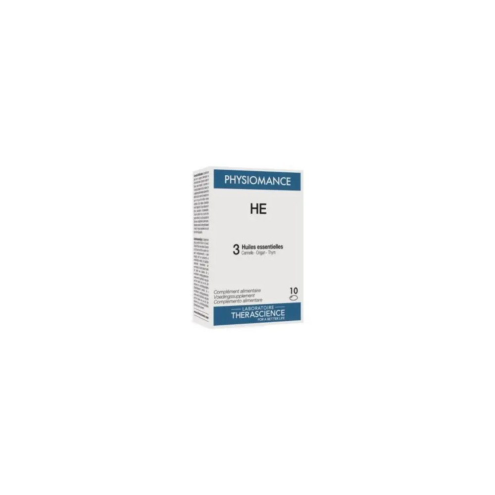 Comprar online HE 10 CAPS PHYSIOMANCE THERASCIENCE - Farmacia Coliseum
