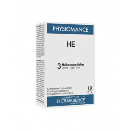 Comprar online HE 10 CAPS PHYSIOMANCE THERASCIENCE - Farmacia Coliseum