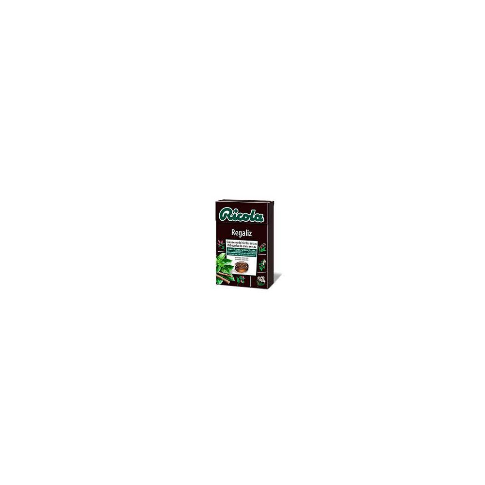 Comprar RICOLA CARAMELO REGALIZ SIN AZUCAR 50 G online -Coliseum