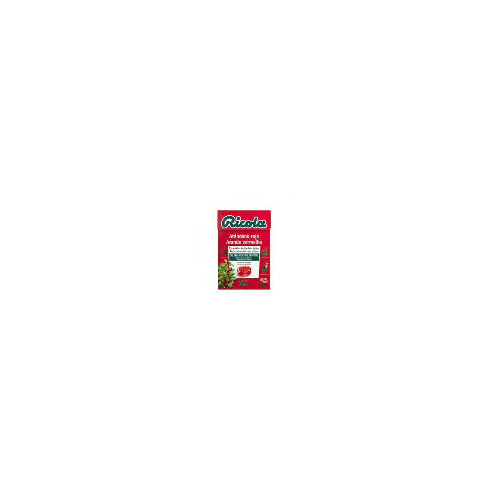 Comprar online RICOLA CARAMELO ARANDANO SIN AZUCAR 50 G -Coliseum