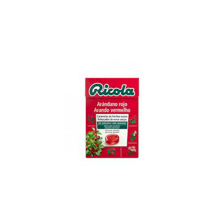Comprar online RICOLA CARAMELO ARANDANO SIN AZUCAR 50 G -Coliseum