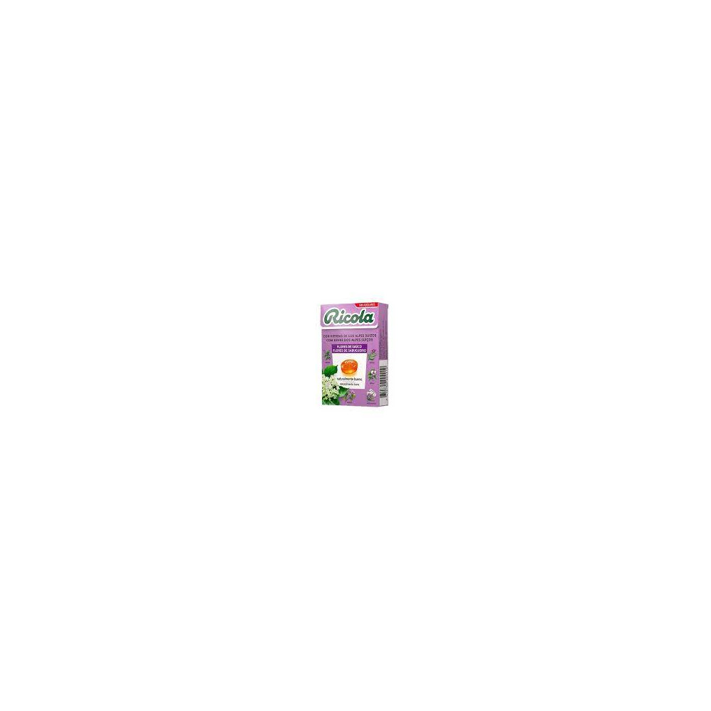 Comprar online RICOLA CARAMELO FLOR SAUCO SIN AZUCAR 50 G - Coliseum