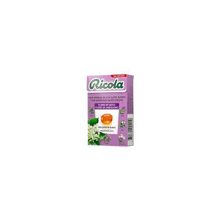 Comprar online RICOLA CARAMELO FLOR SAUCO SIN AZUCAR 50 G - Coliseum
