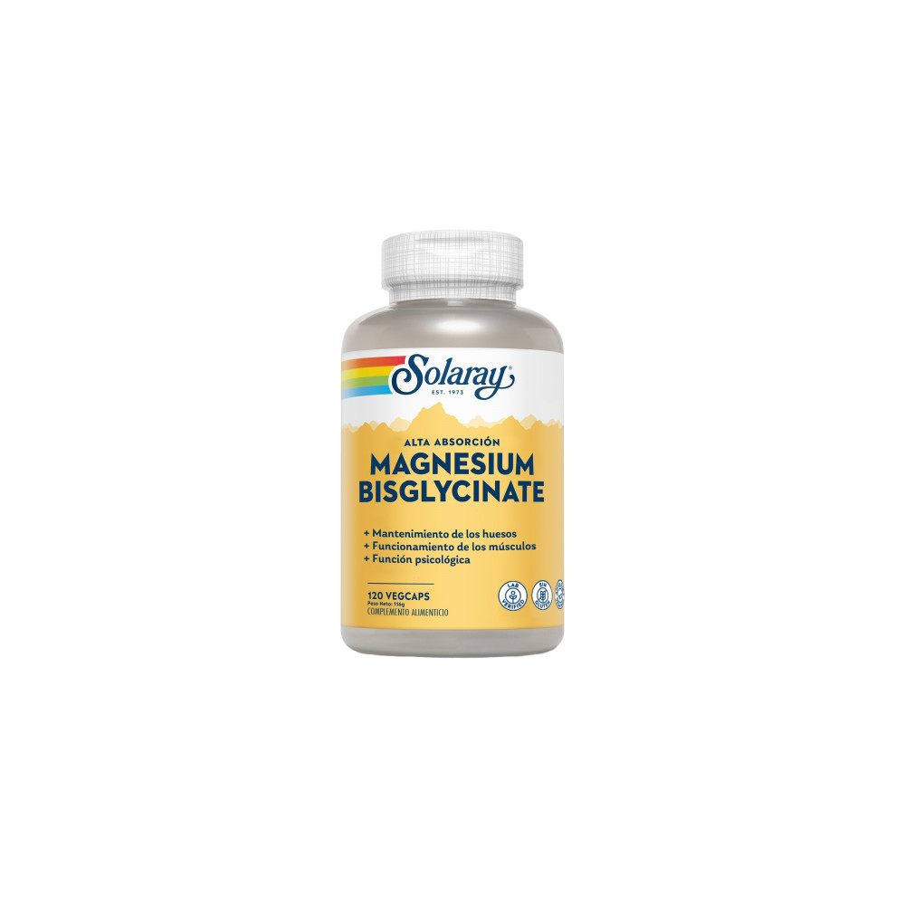 Comprar MAGNESIO GLICINATO (BISGLICINATO) 120CAP SOLARAY online