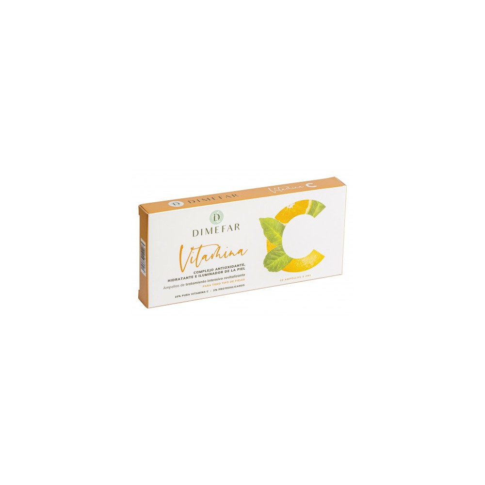Comprar VITAMINA C CON PROTEOGLICANO 10 AMPOLLAS DIMEFAR- Coliseum