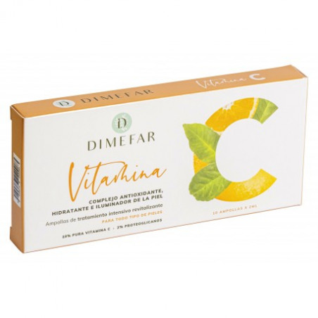 Comprar VITAMINA C CON PROTEOGLICANO 10 AMPOLLAS DIMEFAR- Coliseum