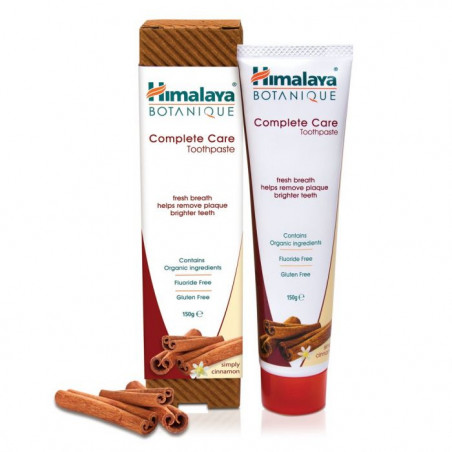 DENTIFRICO BOTANIQUE CUIDADO COMPLETO CANELA 150 GR HIMALAYA-Coliseum